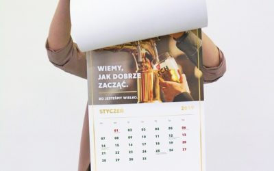 Druk kalendarzy dla marki Lech